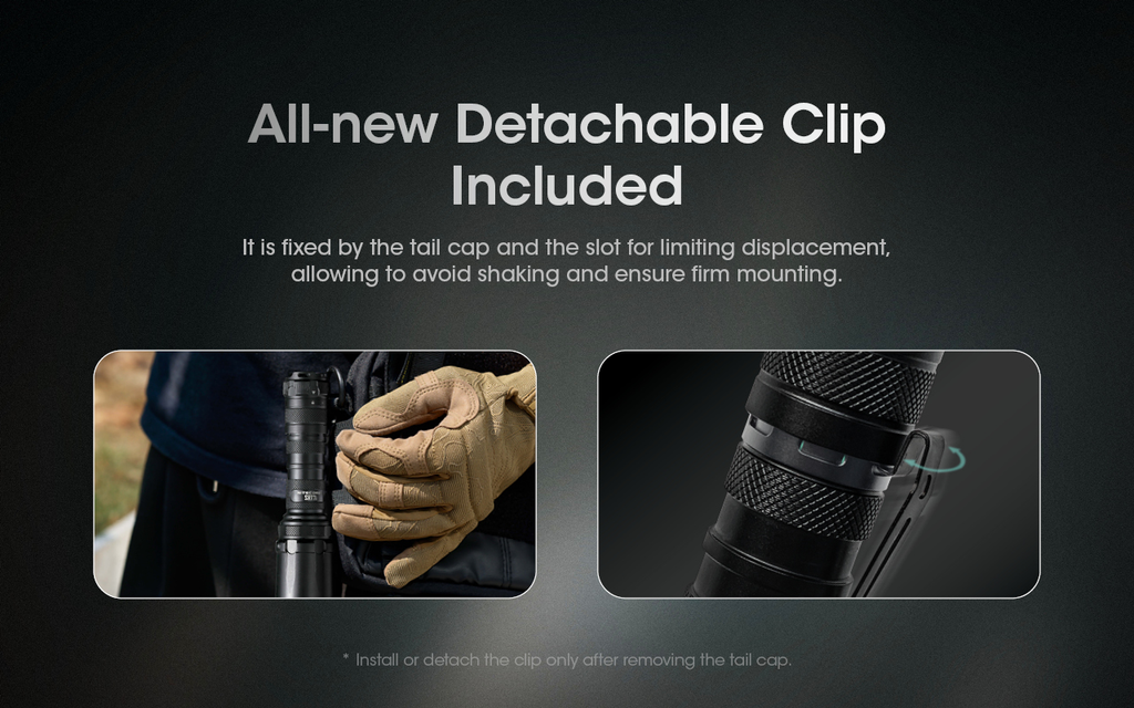 NITECORE SRT7i Luminus SFT-70 Tactical Flashlight 3000LM