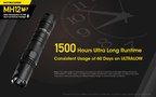NITECORE MH12 V2 Tactical Flashlight 1200LM