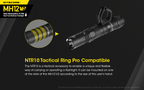 NITECORE MH12 V2 Tactical Flashlight 1200LM