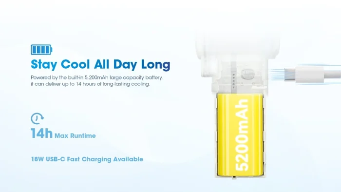 NITECORE izzCool™ 40 Portable Mist Fan