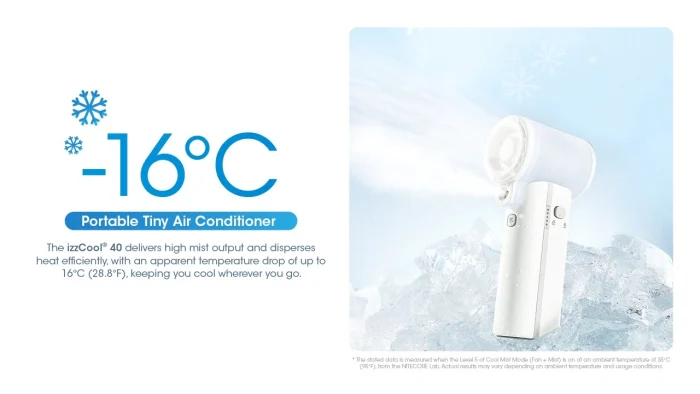 NITECORE izzCool™ 40 Portable Mist Fan