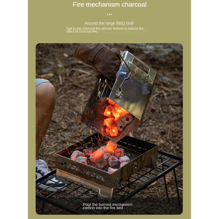 CAMPINGMOON MT-18 Folding Firewood Stove