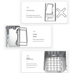 CAMPINGMOON MT-18 Folding Firewood Stove