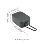 CAMPINGMOON H-2013 Mestin Black Lunch Box & S-1218 Frying Net Set