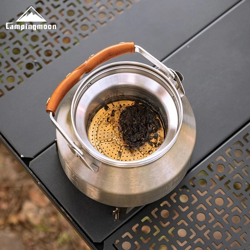 CAMPINGMOON SW-1 Kettle & SW-1-V Tea Filter Set