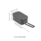 CAMPINGMOON H-1609 Mestin Black Lunch Box & S-1215 Frying Net Set