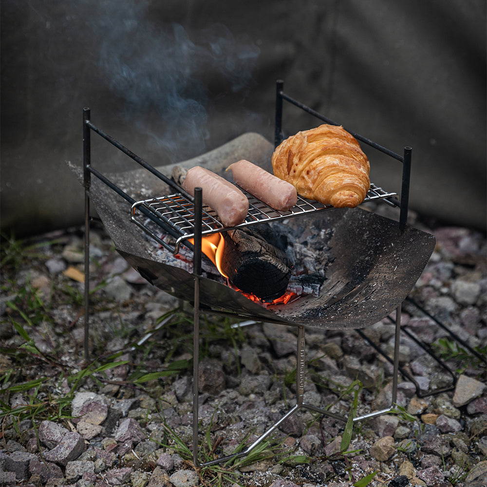 CAMPINGMOON SOLO-A4 Compact BBQ Grill Stove