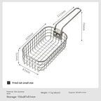 CAMPINGMOON H-1609 Mestin Black Lunch Box & S-1215 Frying Net Set