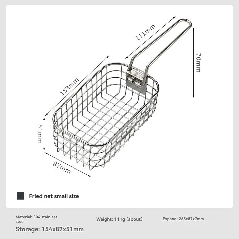 CAMPINGMOON H-1609 Mestin Black Lunch Box & S-1215 Frying Net Set