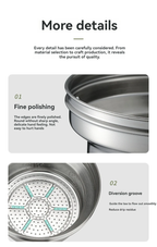 CAMPINGMOON SW-1 Kettle & SW-1-V Tea Filter Set