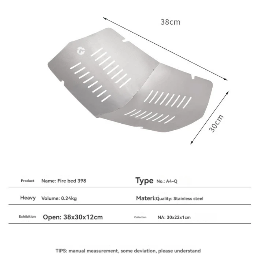 CAMPINGMOON SOLO-A4 Compact BBQ Grill Stove