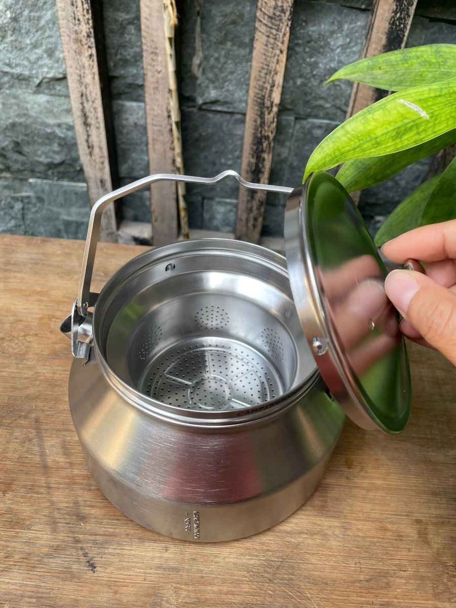 CAMPINGMOON SW-1 Kettle & SW-1-V Tea Filter Set