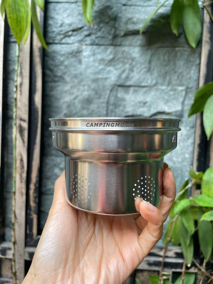 CAMPINGMOON SW-1 Kettle & SW-1-V Tea Filter Set