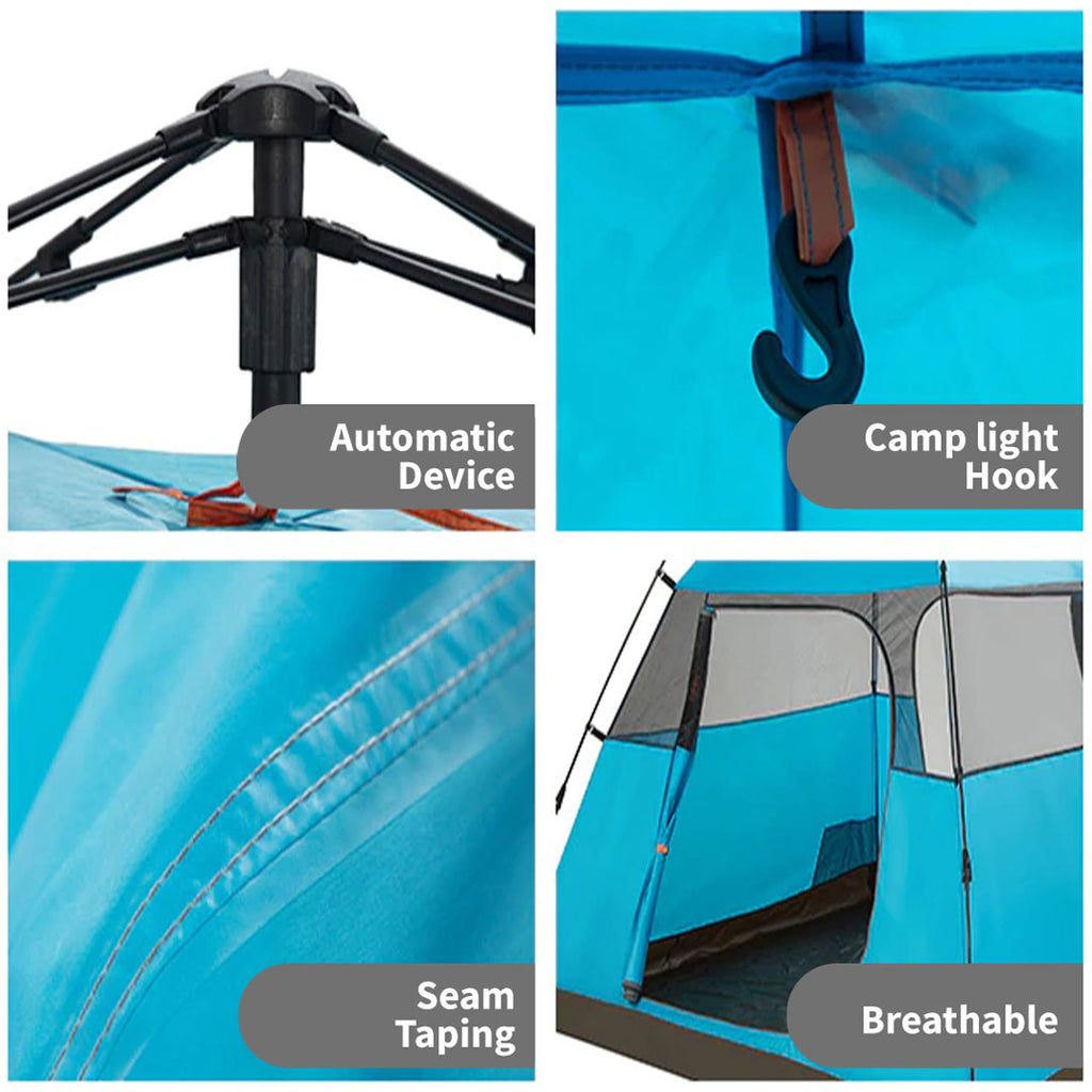 MOBI GARDEN Zero Motion Auto Tent 4P (Family Version)  – 210CM X 210CM