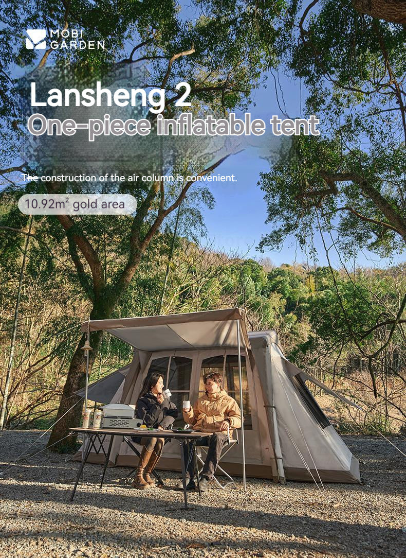 MOBI GARDEN Lansheng 2 Inflatable Tent 5P – 420CM X 260CM