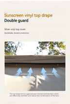 MOBI GARDEN Lansheng 2 Inflatable Tent 5P – 420CM X 260CM