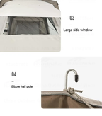 MOBI GARDEN Lansheng 2 Inflatable Tent 5P – 420CM X 260CM