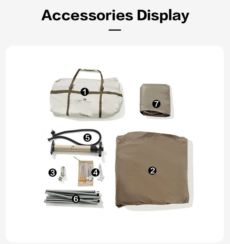 MOBI GARDEN Lansheng 2 Inflatable Tent 5P – 420CM X 260CM