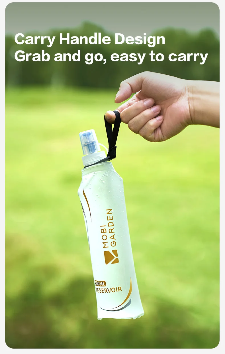 MOBI GARDEN QinChun Soft Flask Hydration Bottle 500ML