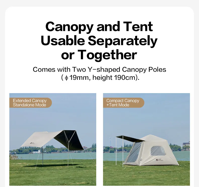 MOBI GARDEN PO Series Air Tent (PRO 165) 3P – 240CM X 240CM