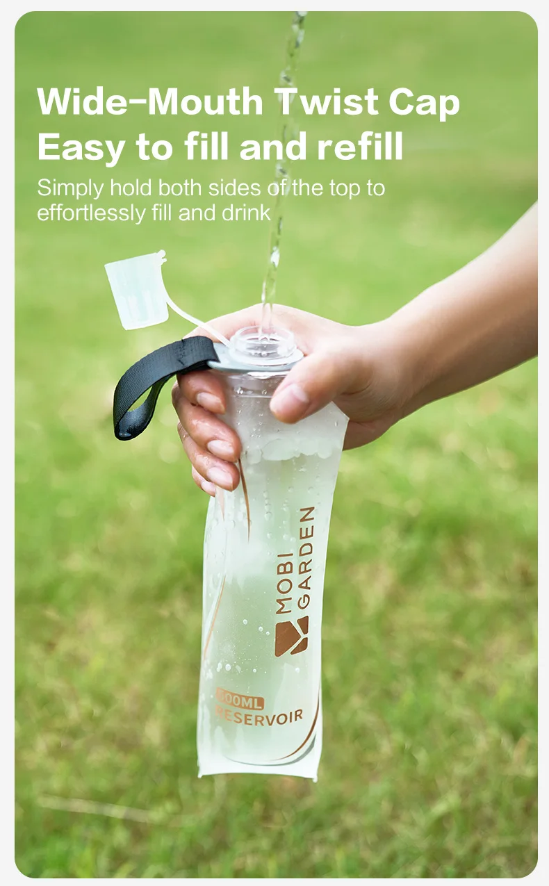 MOBI GARDEN QinChun Soft Flask Hydration Bottle 500ML