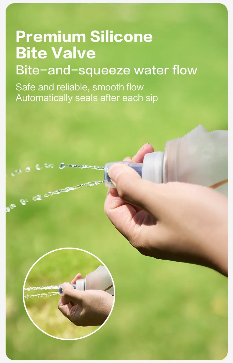 MOBI GARDEN QinChun Soft Flask Hydration Bottle 500ML