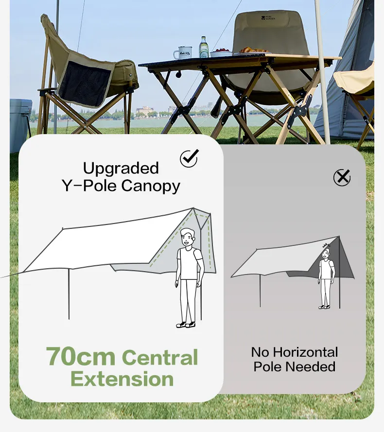 MOBI GARDEN PO Series Air Tent (PRO 165) 3P – 240CM X 240CM