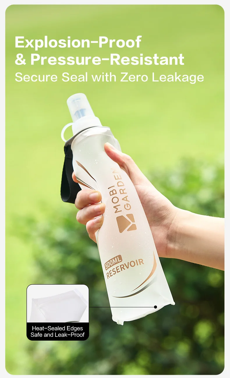 MOBI GARDEN QinChun Soft Flask Hydration Bottle 500ML