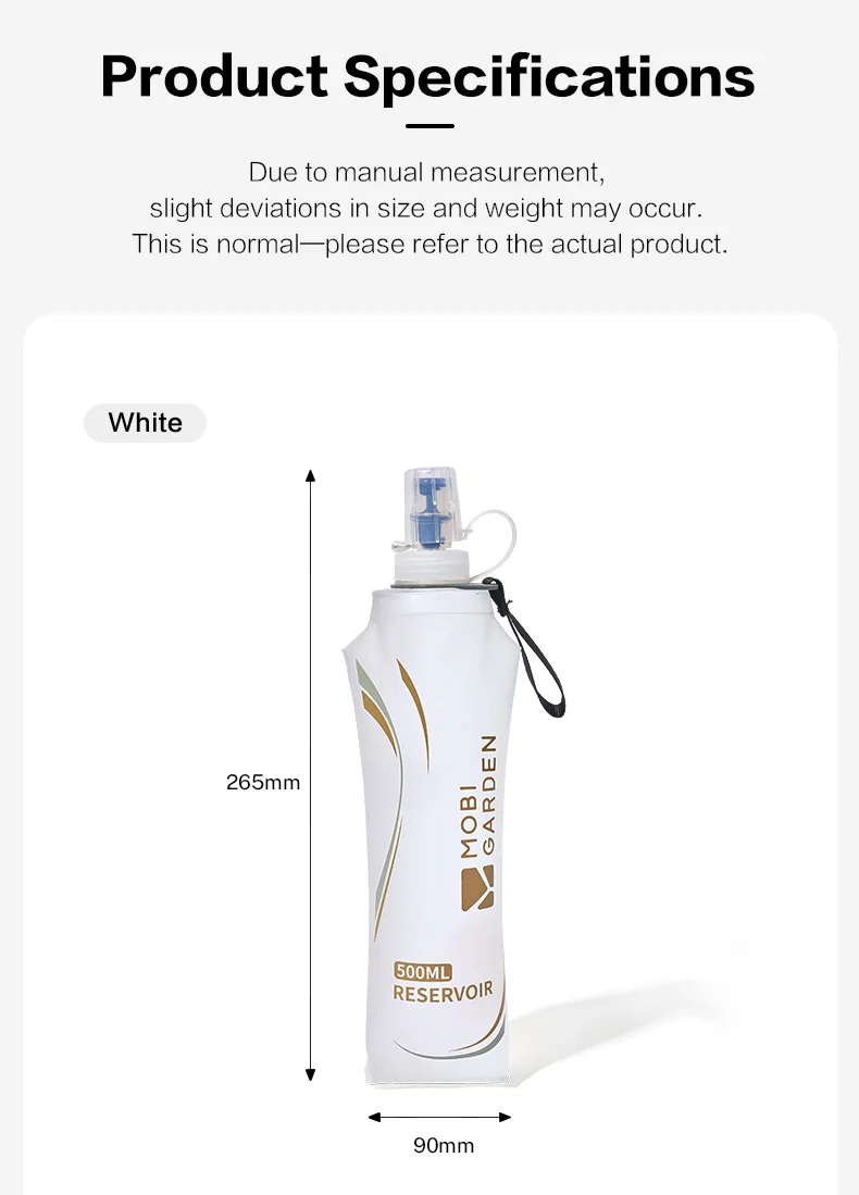 MOBI GARDEN QinChun Soft Flask Hydration Bottle 500ML