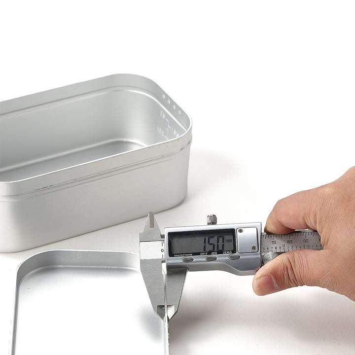 CAMPINGMOON Mess Tin Lunch Box & Frying Net Set – Small