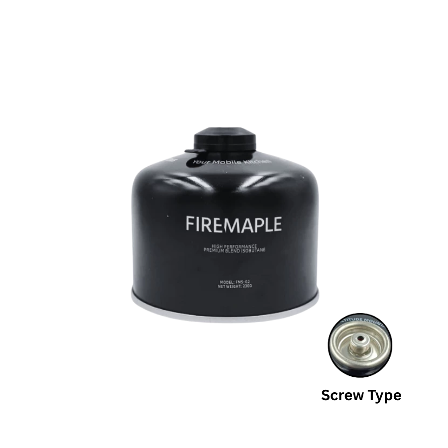 FIREMAPLE G2 Black ISO Butane Gas 230G