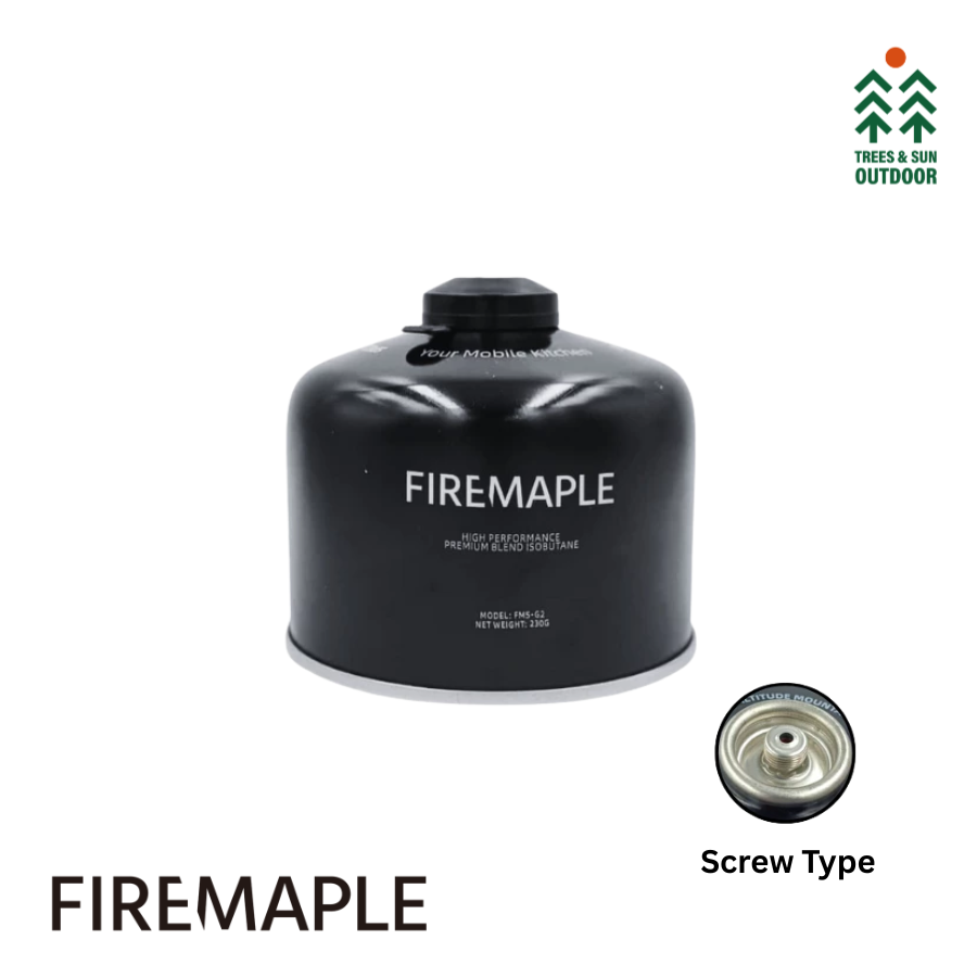 FIREMAPLE G2 Black ISO Butane Gas 230G