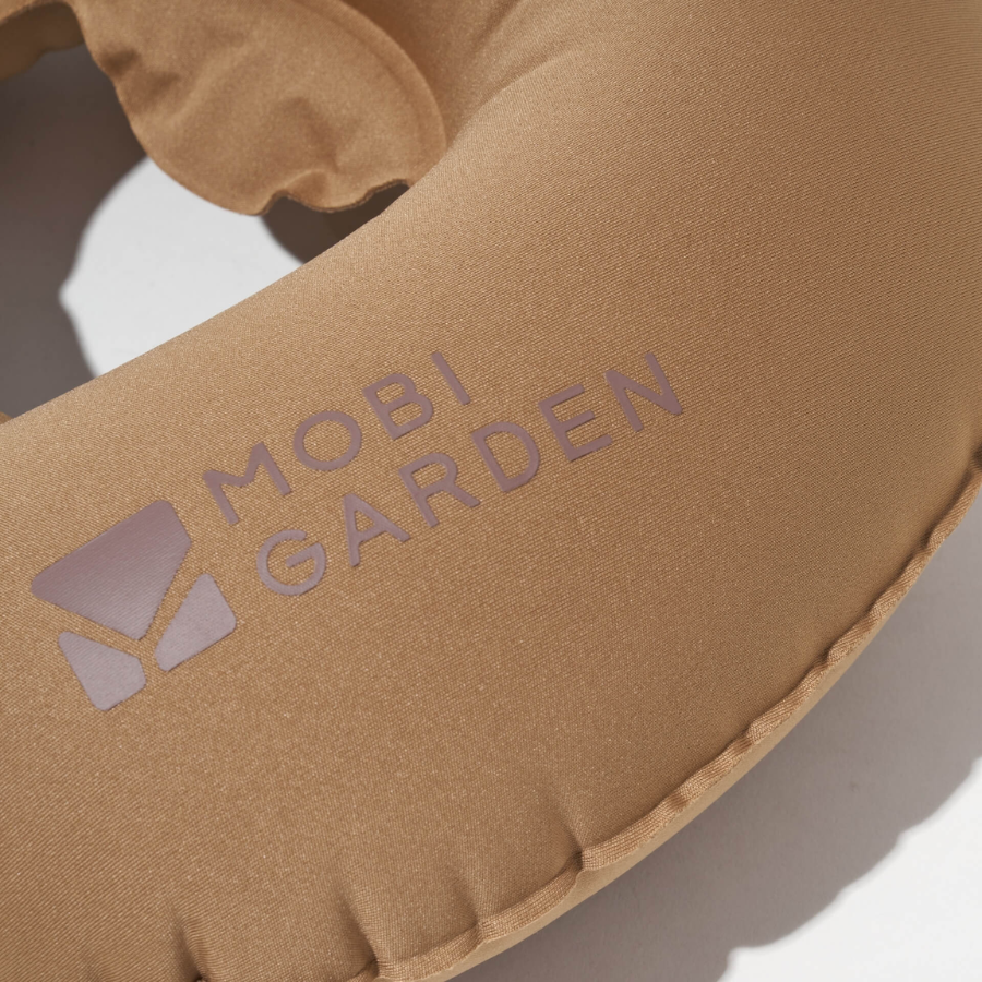MOBI GARDEN Press-Type U-Shaped Neck Pillow with Pump