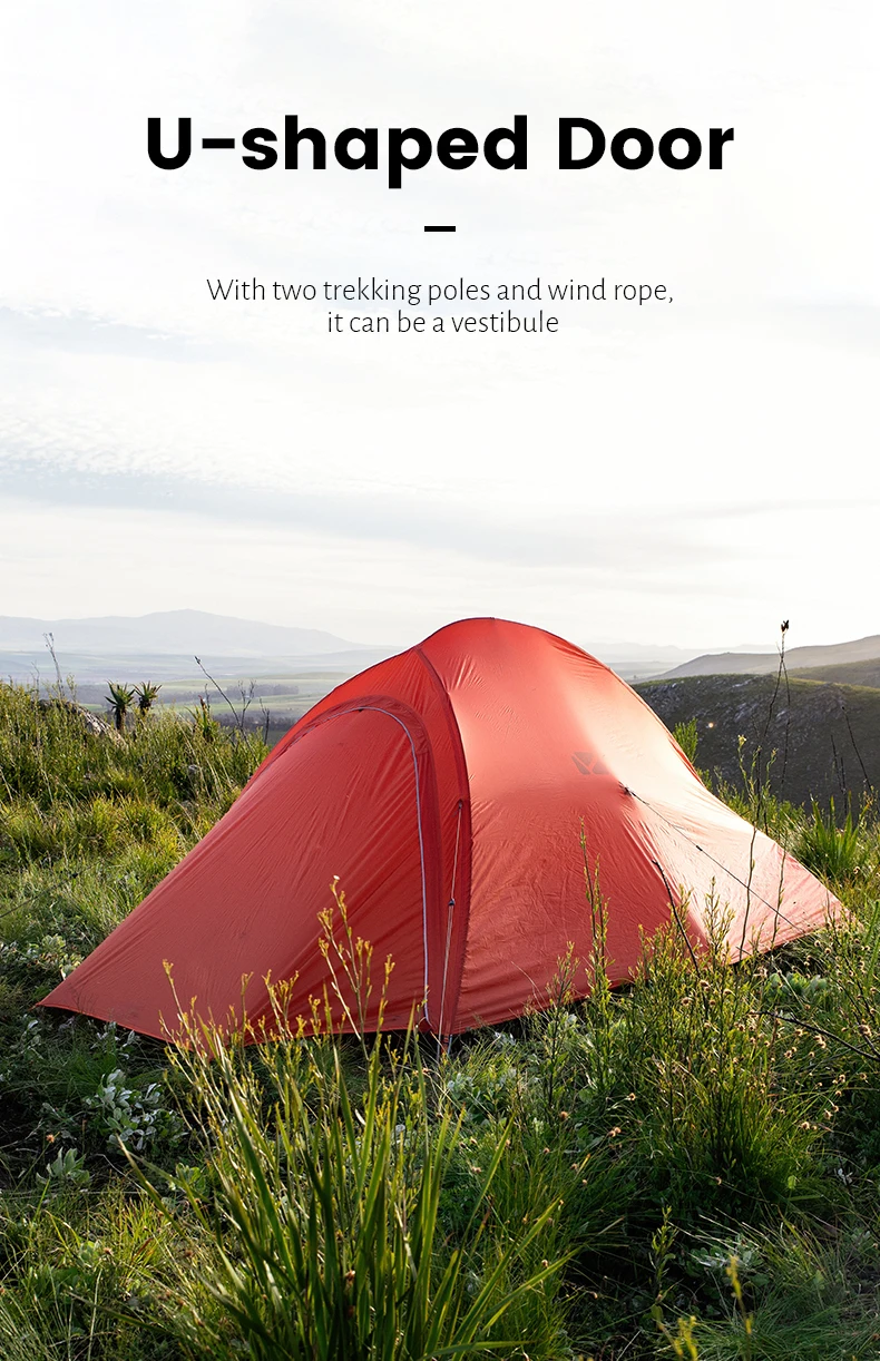 MOBI GARDEN Light Knight UL Tent - 1P Plus