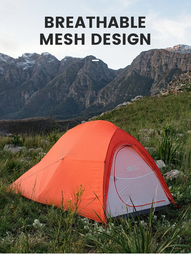 MOBI GARDEN Light Knight UL Tent - 1P Plus