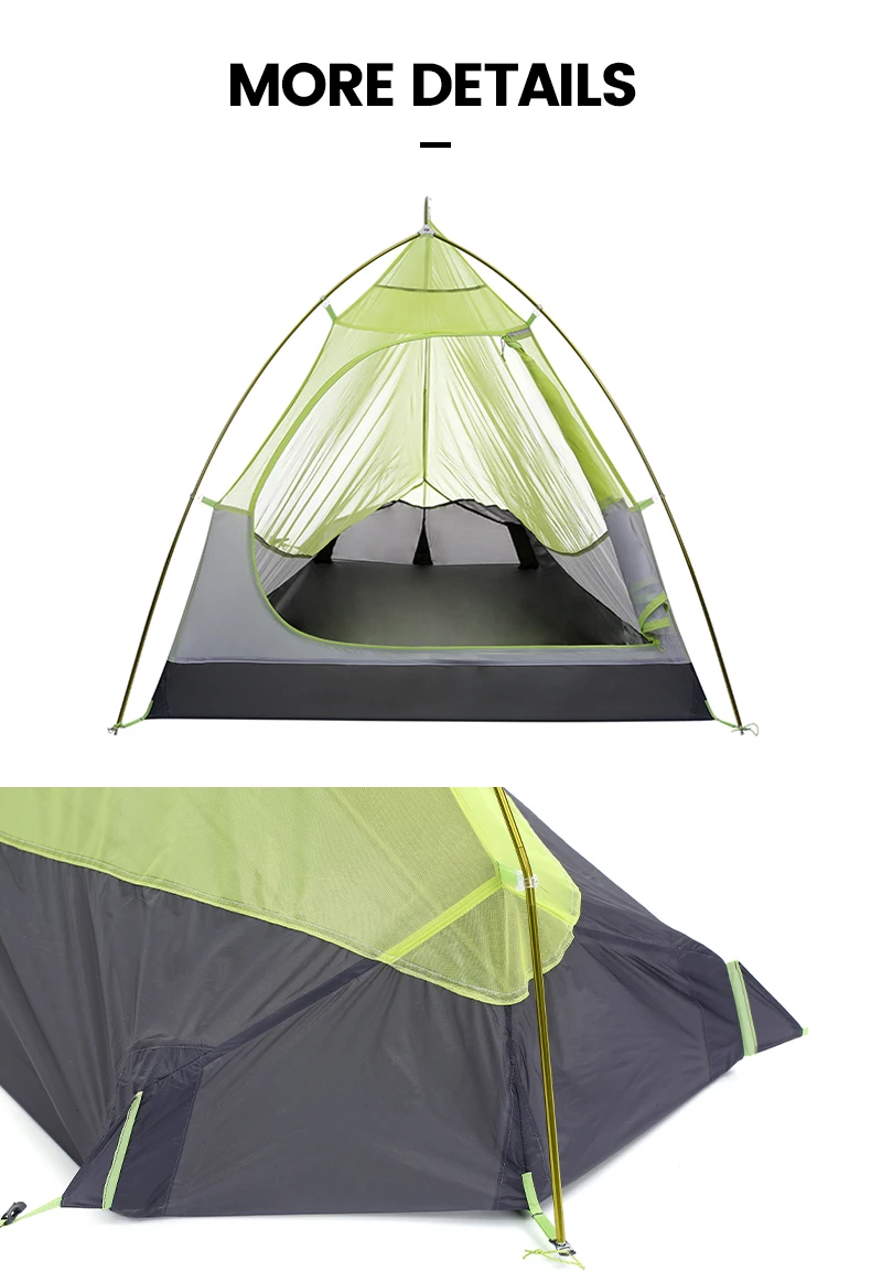 MOBI GARDEN Light Knight UL Tent - 1P Plus