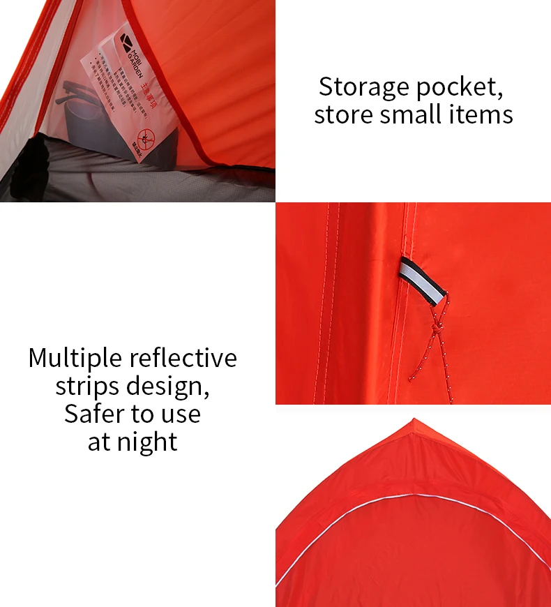 MOBI GARDEN Light Knight UL Tent - 1P Plus