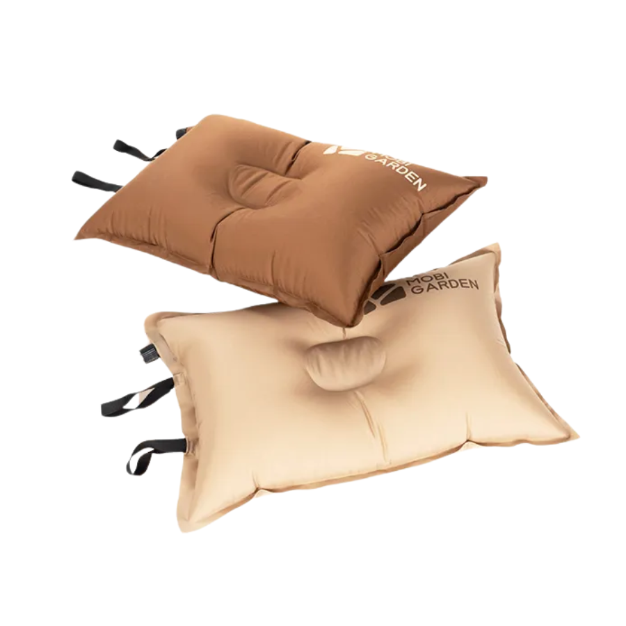 MOBI GARDEN Auto Inflatable Square Pillow