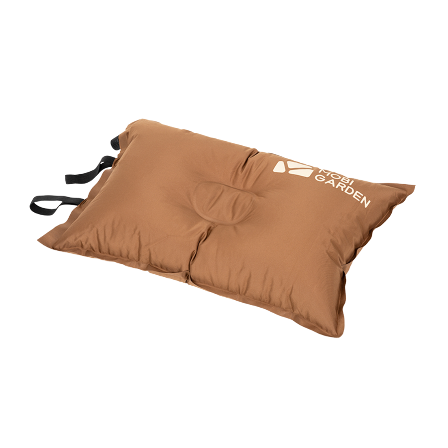 MOBI GARDEN Auto Inflatable Square Pillow