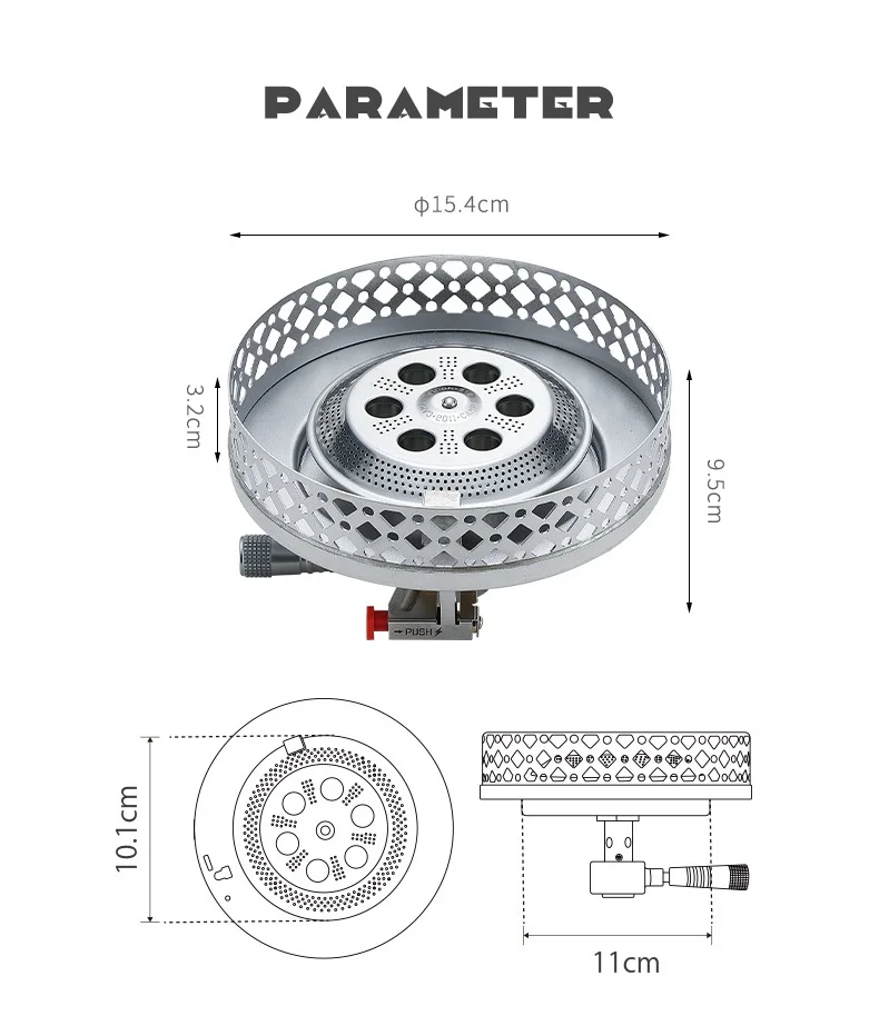 CAMPINGMOON OD-4 Scottle Camping Stove