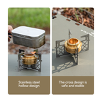 CAMPINGMOON AS-1 Alcohol Stove Stand Bracket