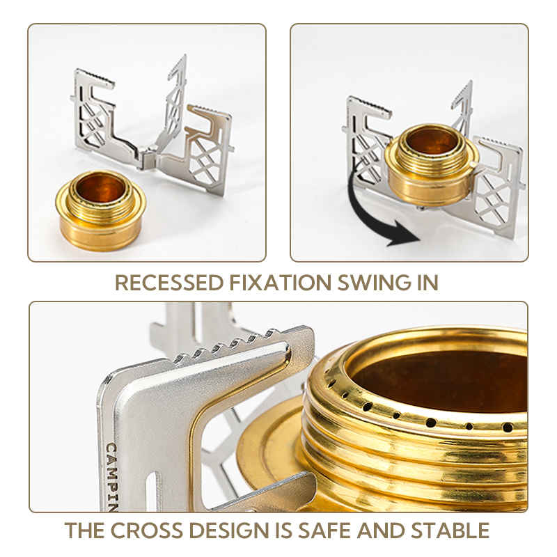 CAMPINGMOON AS-1 Alcohol Stove Stand Bracket