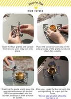 CAMPINGMOON AS-1 Alcohol Stove Stand Bracket