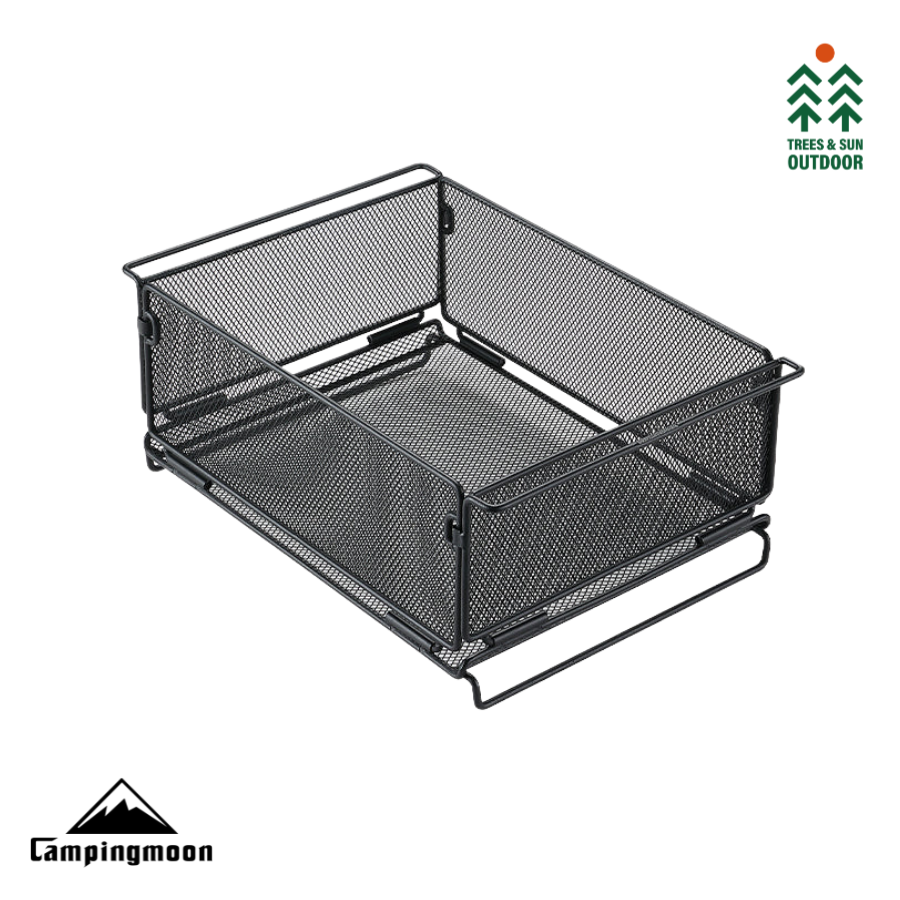 CAMPINGMOON CK-24BK Folding Full IGT Basket