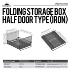 CAMPINGMOON CK-23BK Folding Half IGT Basket