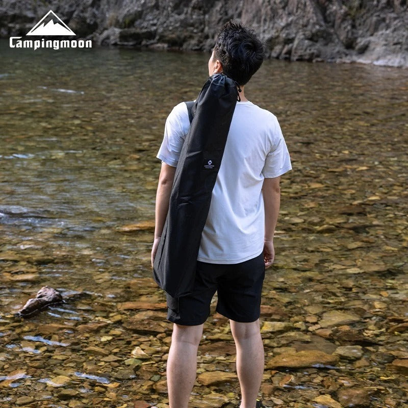 CAMPINGMOON F-1003-WBK Folding Mesh Handrest Low Chair