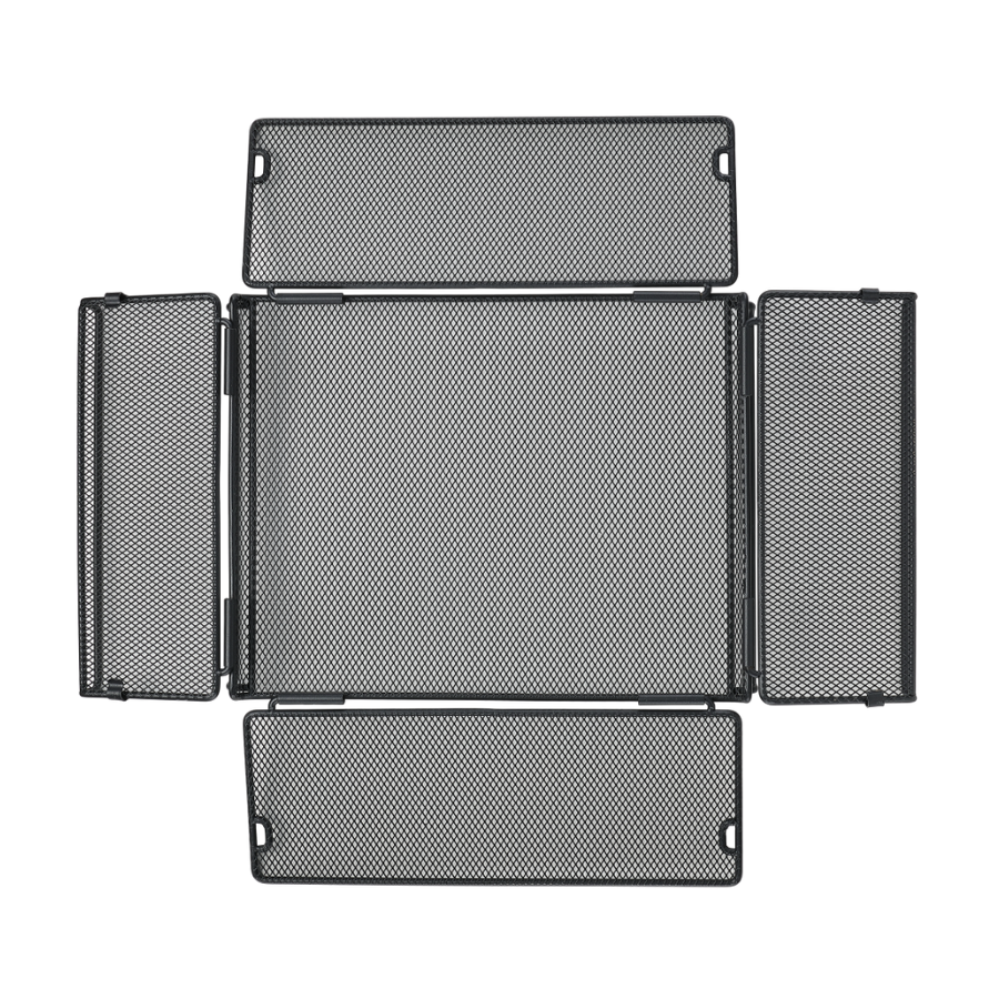 CAMPINGMOON CK-24BK Folding Full IGT Basket