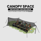 BLACKDOG Xingwei Hexagon Edge Tarp - 500 X 300 CM