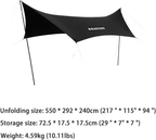 BLACKDOG Xingwei Hexagon Edge Tarp - 500 X 300 CM