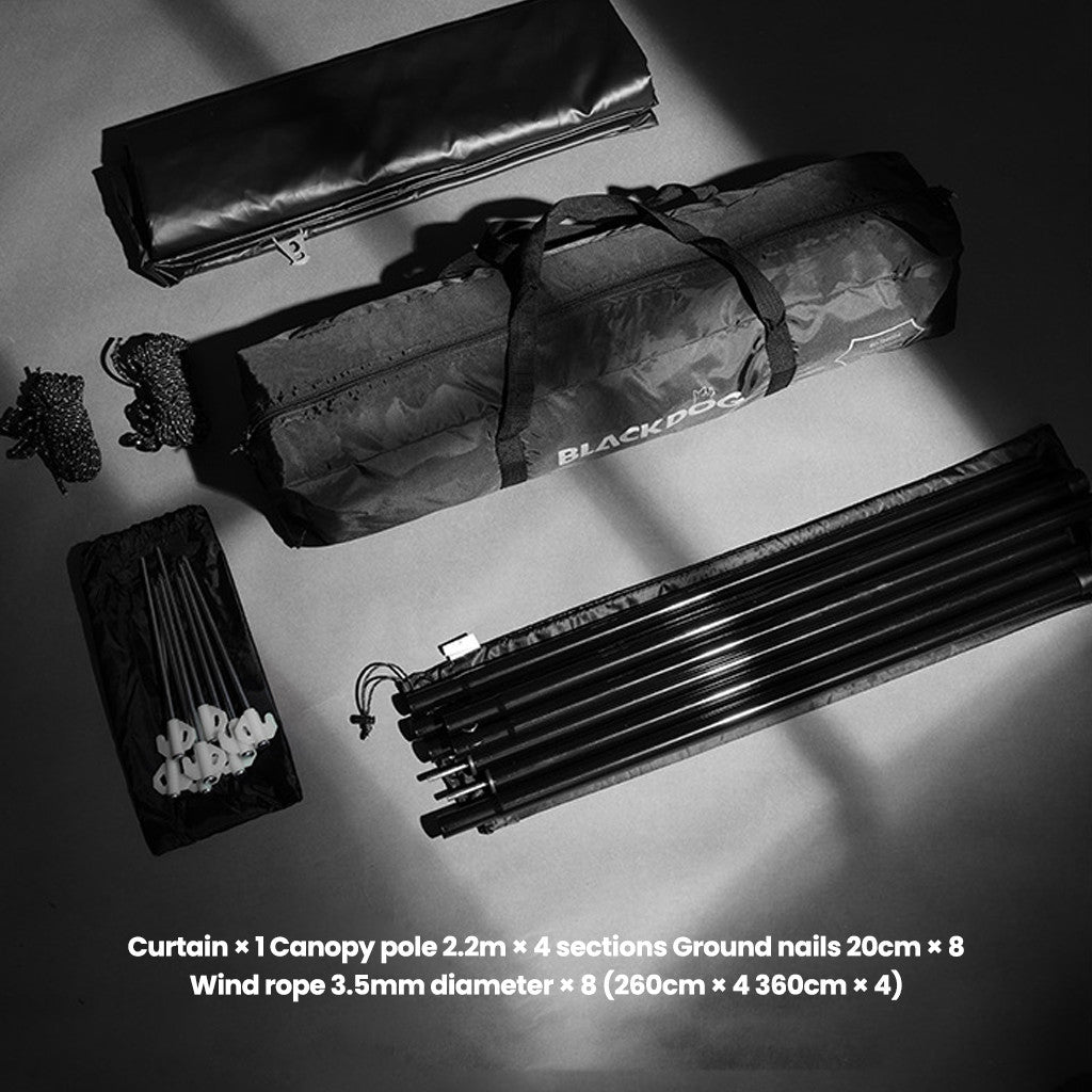 BLACKDOG Xingwei Hexagon Edge Tarp - 500 X 300 CM